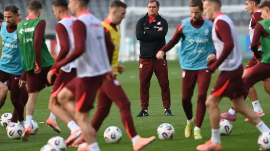 Trening piłkarskiej reprezentacji Polski, fot. PAP/Piotr Nowak