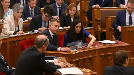 Premier Węgier Peter Magyar. Fot. PAP/EPA/TAMAS PURGER