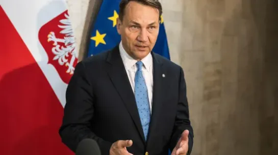 Radosław Sikorski Fot. PAP/Vladyslav Musiienko