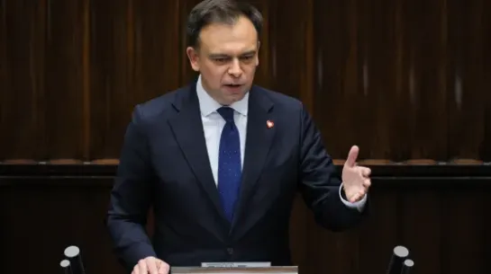Minister finansów i gospodarki Andrzej Domański, fot. PAP/Paweł Supernak