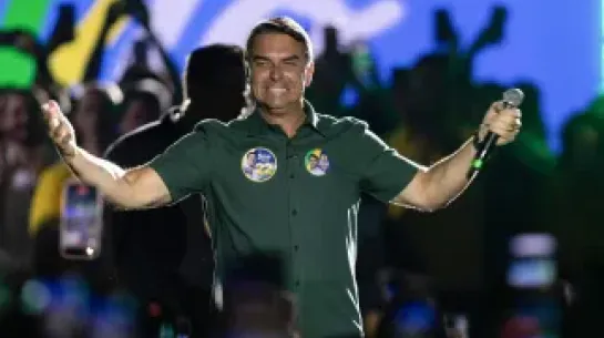 Flavio Bolsonaro, fot. PAP/EPA/EFE/ISAAC FONTANA