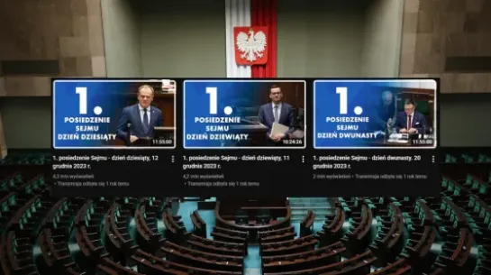 Zdjęcie ilustracyjne Fot. PAP/Albert Zawada/YouTube - Sejm RP