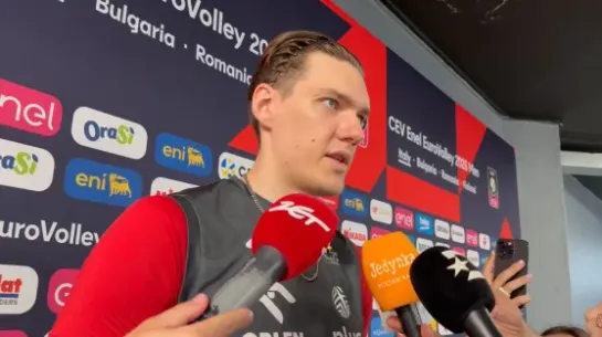 Środkowy reprezentacji Polski Bartłomiej Lemański. Fot. PAP