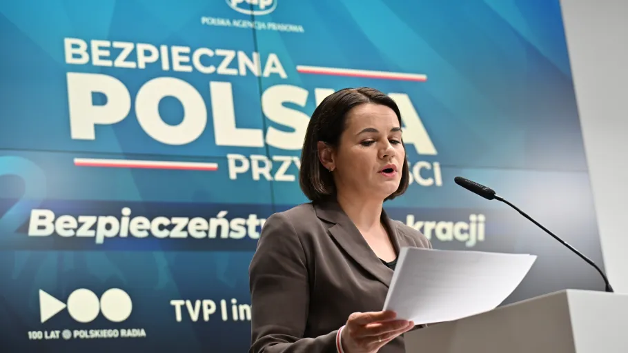 Swiatłana Cichanouska. Foto PAP/Marcin Kmieciński