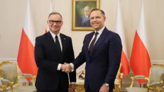 Andrzej Duda i Karol Nawrocki. Fot. PAP/Paweł Supernak
