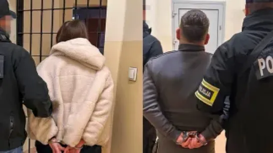 Zatrzymani w sprawie narkotyków w Chojnicach. Fot. KPP Chojnice