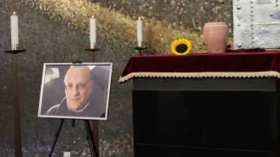 Uroczystości pogrzebowe Marcela Łozińskiego. Fot. PAP/Albert Zawada