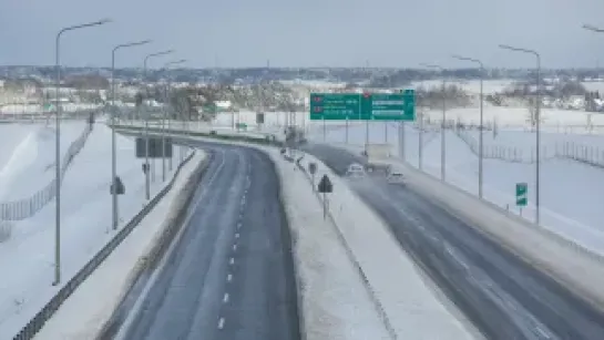 Droga S16 w okolicy Olsztyna Fot. PAP/Tomasz Waszczuk