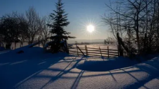 Poranek z siarczystym mrozem. Fot. PAP/Darek Delmanowicz