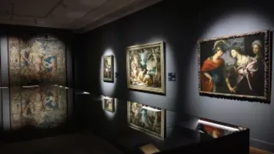 Wystawa "Wielka Gra. Opera Władysława IV" Fot. PAP/Albert Zawada