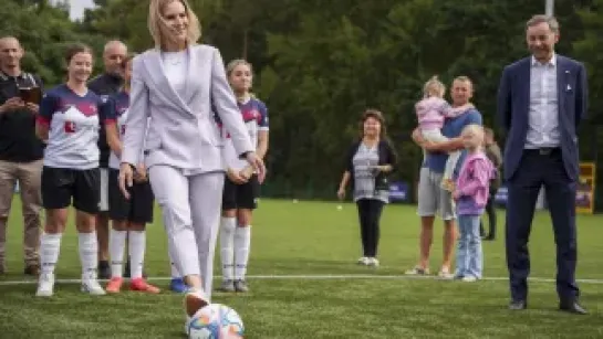 Marta Nawrocka: to wyjątkowe wydarzenie pokazuje, jak pięknie rozwija się ta dyscyplina wśród pań. Fot. X/Kancelaria Prezydenta RP