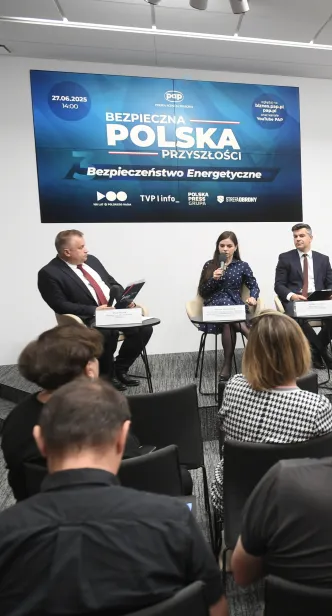 Debata ekspertów. Fot. PAP/Stach Leszczyński
